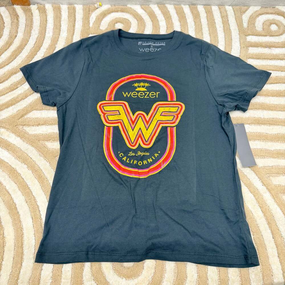 Prince Peter Collection x Weezer California Flying W Logo Graphic T-Shirt XL nwt